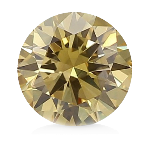 Yellowish Brown Diamond crystal