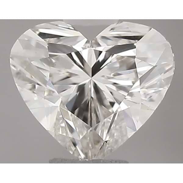 Lab Created 0.50 Carat H-VS1 Heart Shaped Diamond