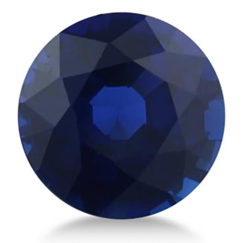 Round gemstone stickers blue 8mm 120/pk