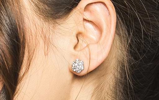 All Diamond Earrings