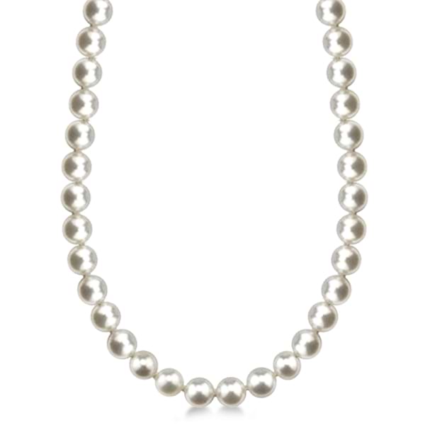 AAA White South Sea Pearl Strand Necklace 18 Inches 11.0-14mm