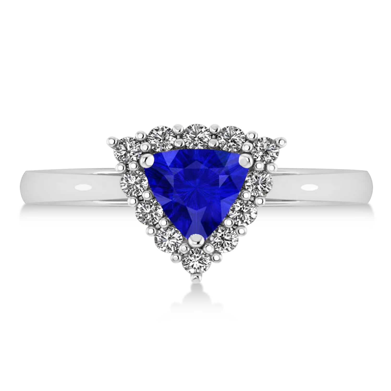 Trillion cut deals sapphire ring