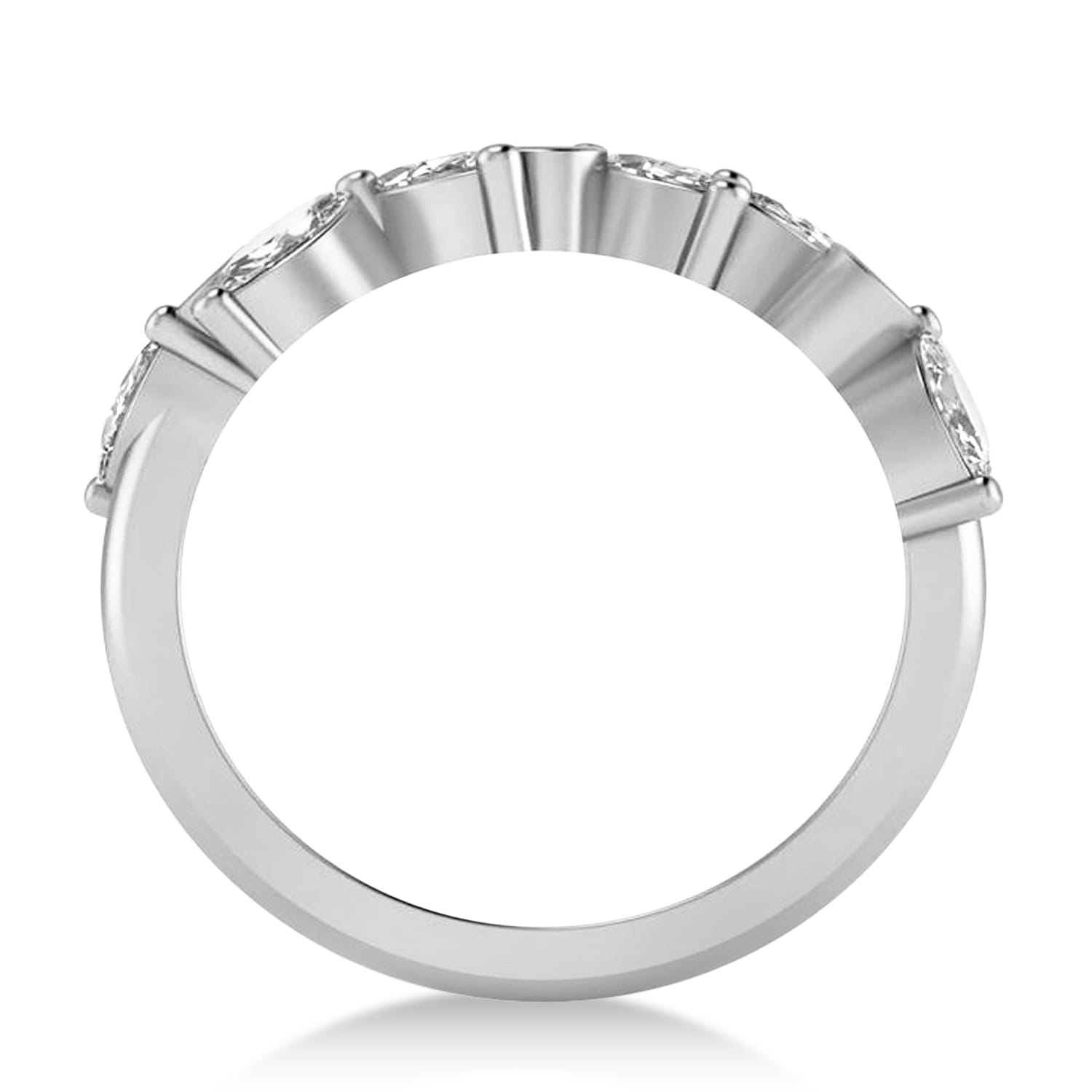 Diamond Assorted Ring/Wedding Band 14k White Gold (0.96ct)