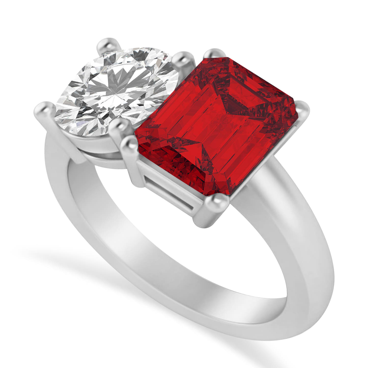 Antique Inspired Diamond Ruby Ring | Israel Rose