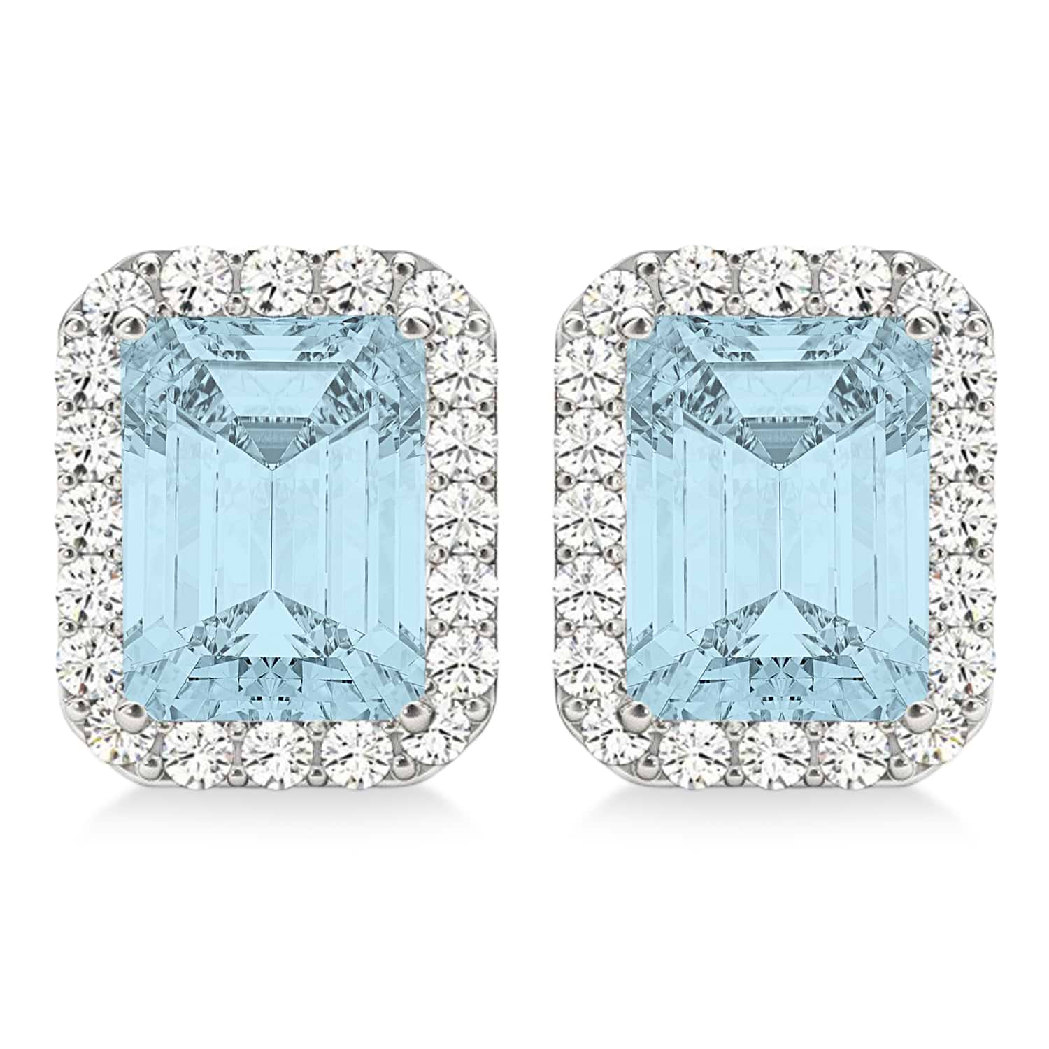 Aquamarine swarovski crystal sterling silver plated tear drop earring from  Isa Dambeck.