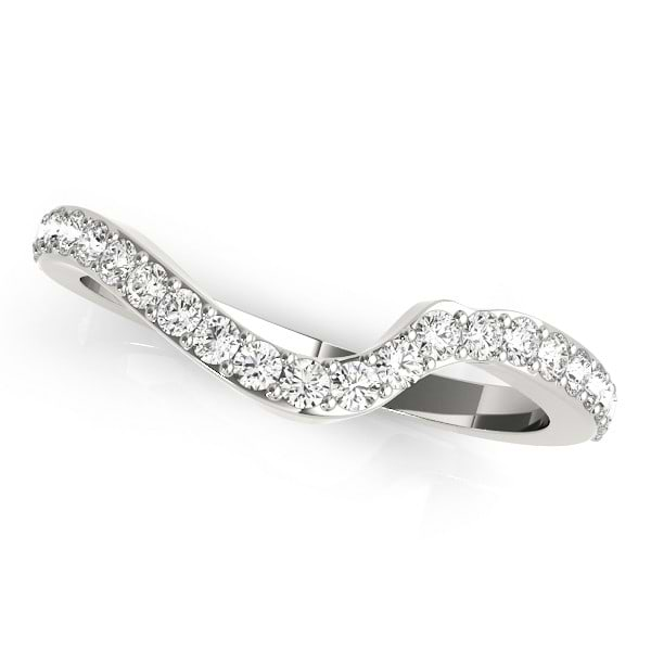 Diamond Halo Swirl Bridal Set Setting Platinum (0.77ct)