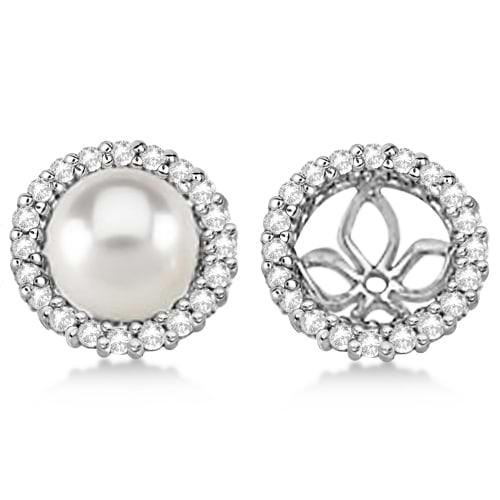 FRESHWATER PEARL EAR JACKET EARRINGS - The Littl A$129.99 14k Rose Gold 14k  Yellow Gold Bridal (Jewellery Only)