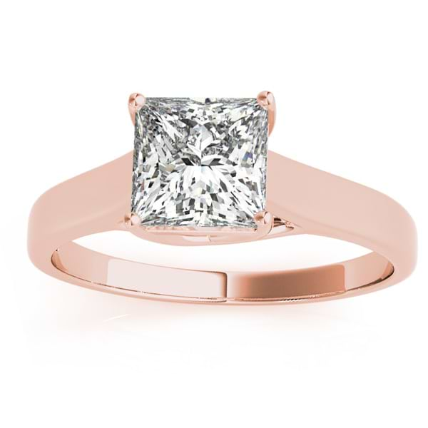 Solitaire Bridal Set 18k Rose Gold