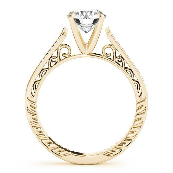 Diamond Antique Style Bridal Set 18k Yellow Gold (0.24ct)