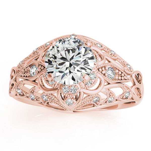 1.5CT Oval Moissanite Engagement Art Deco Ring Rose Gold Ring – Yeefvm  Jewelry