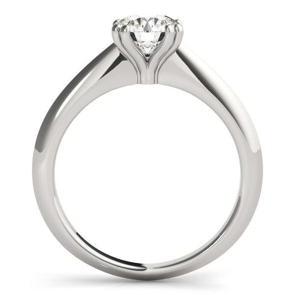 Diamond Solitaire 8 Prong Engagement Ring 14k White Gold (1.00ct)