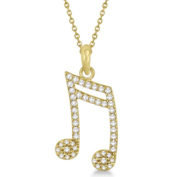 Single Music Note Pendant – Metalsmiths Sterling