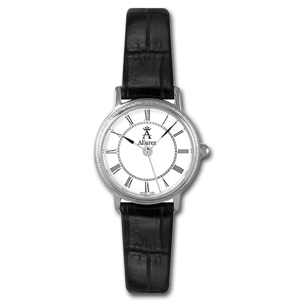 Allurez Women's Stainless-Steel Swiss-Quartz Leather Strap Watch