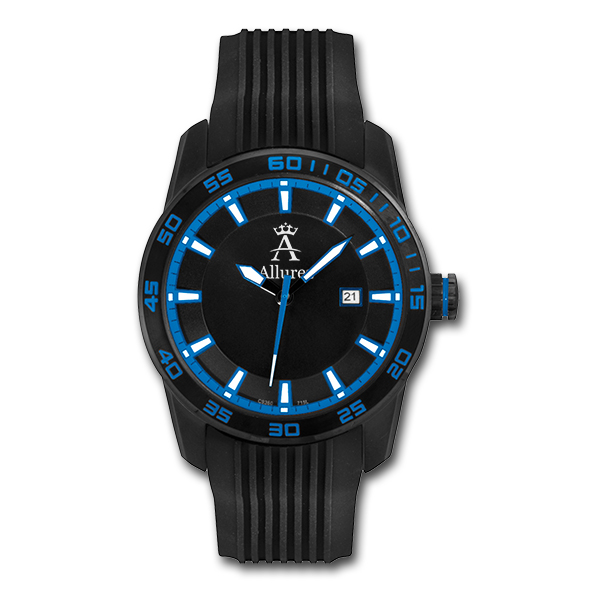 Allurez Men's Luminous Long-Life Sports Wrist Watch Swiss Made