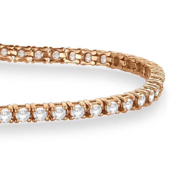 Eternity Lab Grown Diamond Tennis Bracelet 14k Rose Gold (3.00ct)