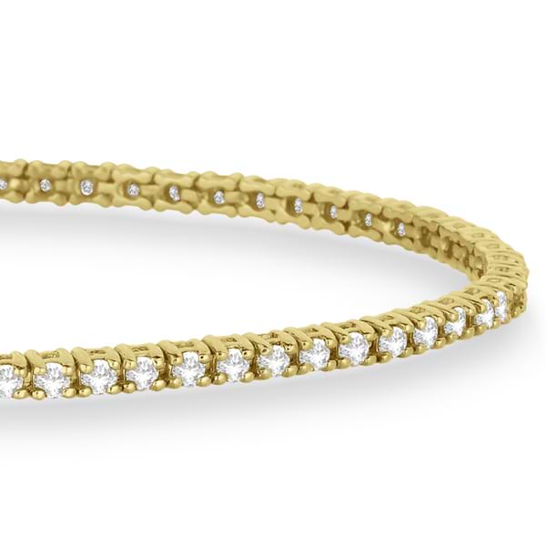 Eternity Lab Grown Diamond Tennis Bracelet 14k Yellow Gold (2.10ct)