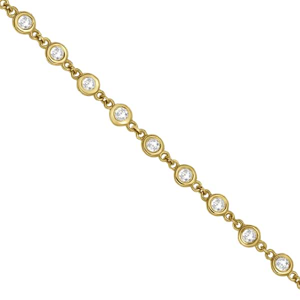 Diamonds by The Yard Eternity Bracelet in 14k Yellow Gold (1.08ct)