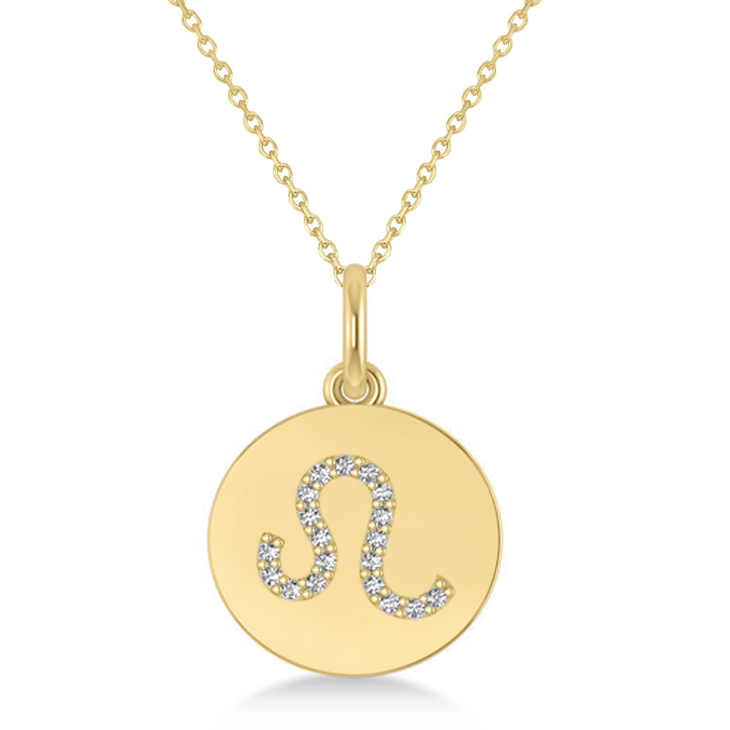 Leo Zodiac Sign Diamond Necklace | Leo necklace, Necklace, Leo pendants