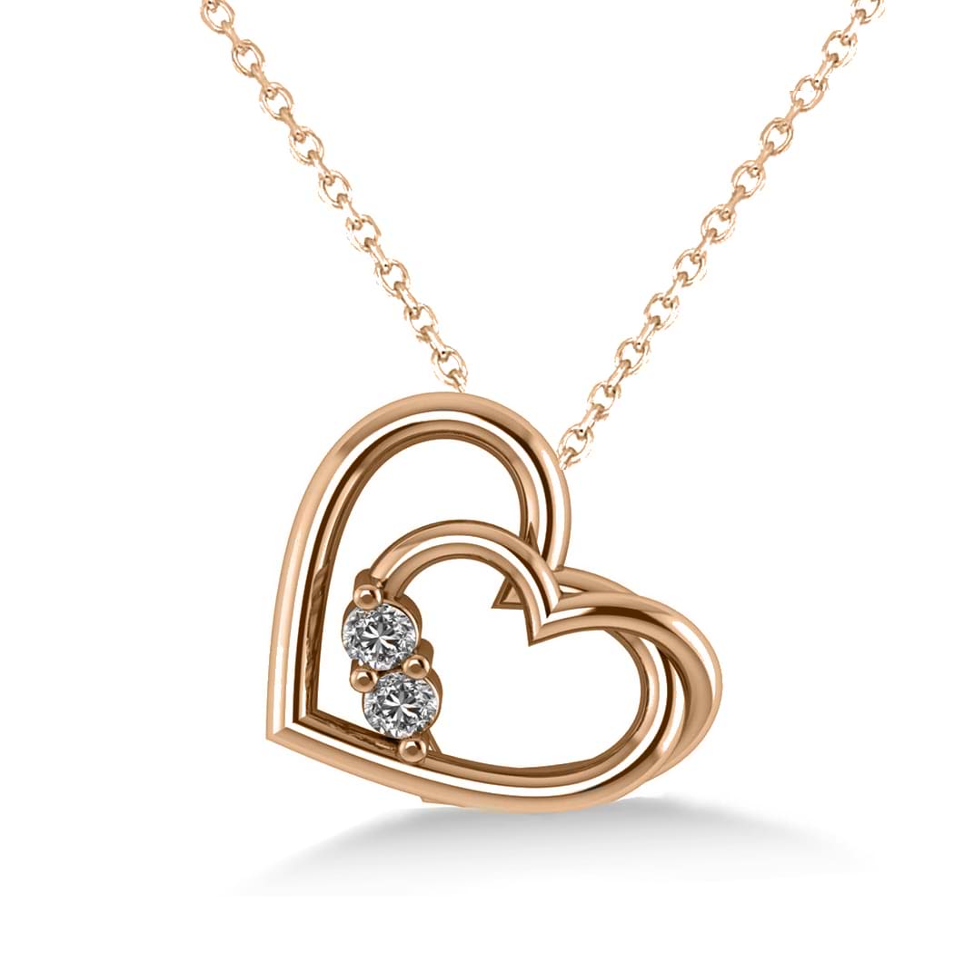 Amazon.com: Two Hearts Entwined Interlocking Heart Necklace gift for wife,  gift for girlfriend, gift for chrismas, gift for birthday SGT421 :  Clothing, Shoes & Jewelry