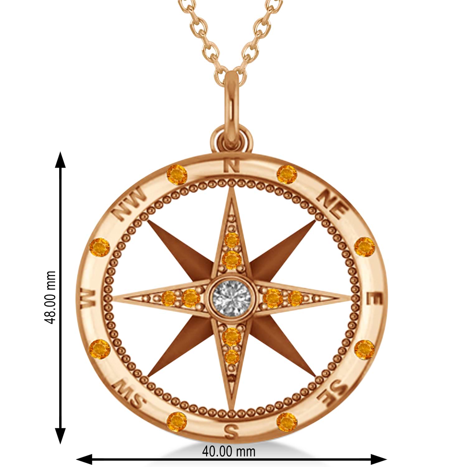 North Star Compass Necklace – Whiskeyjack Boutique