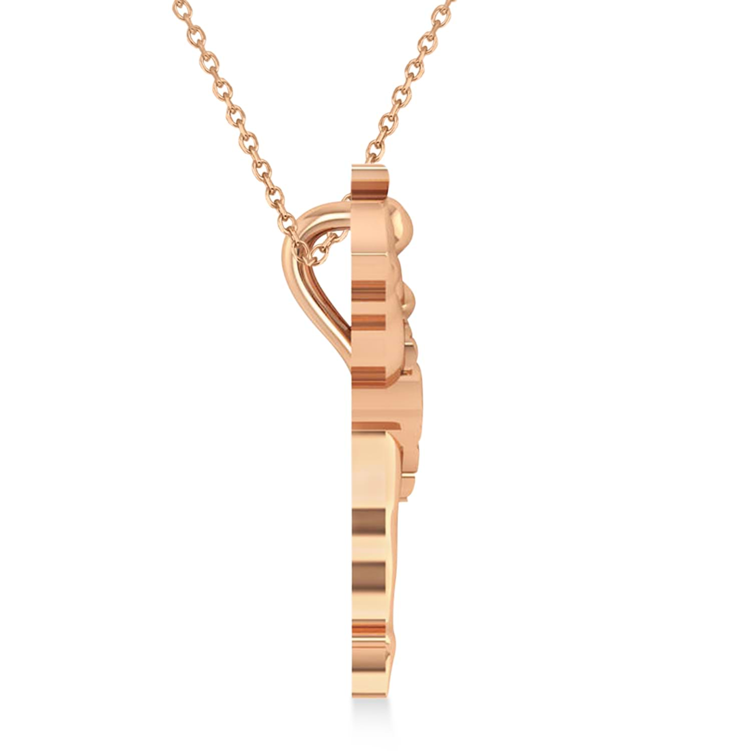 Buy BELLEZIYA Stylish Rose gold Plated Adjustable 5 layered Necklace