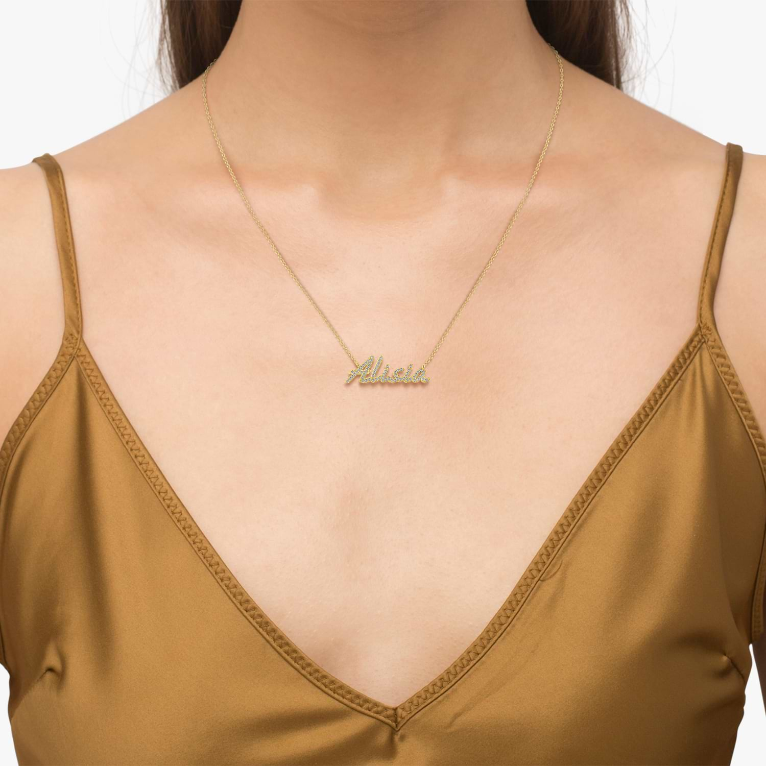 Name store necklace lab