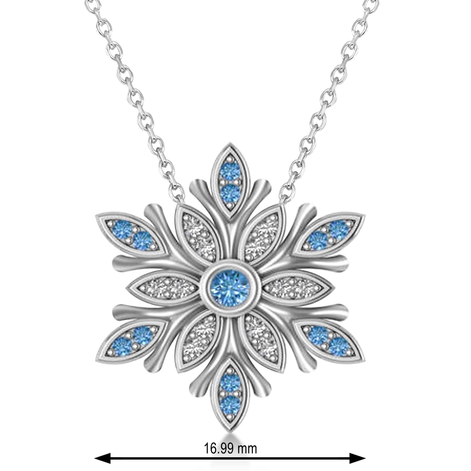 Dainty Diamond Snowflake Pendant – Park City Jewelers