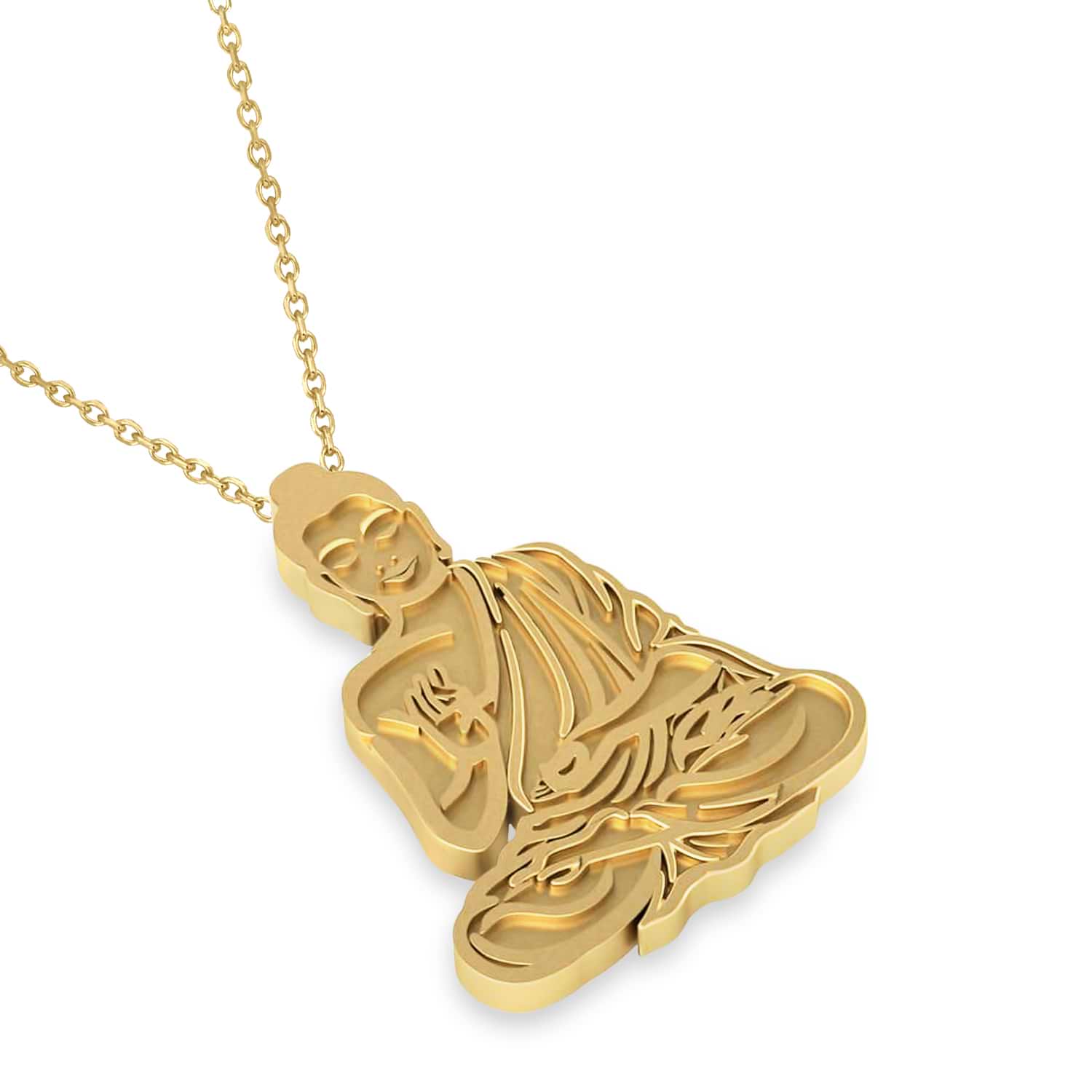 Gold Buddha Necklace - Micro Lucky Buddha - IF & Co.