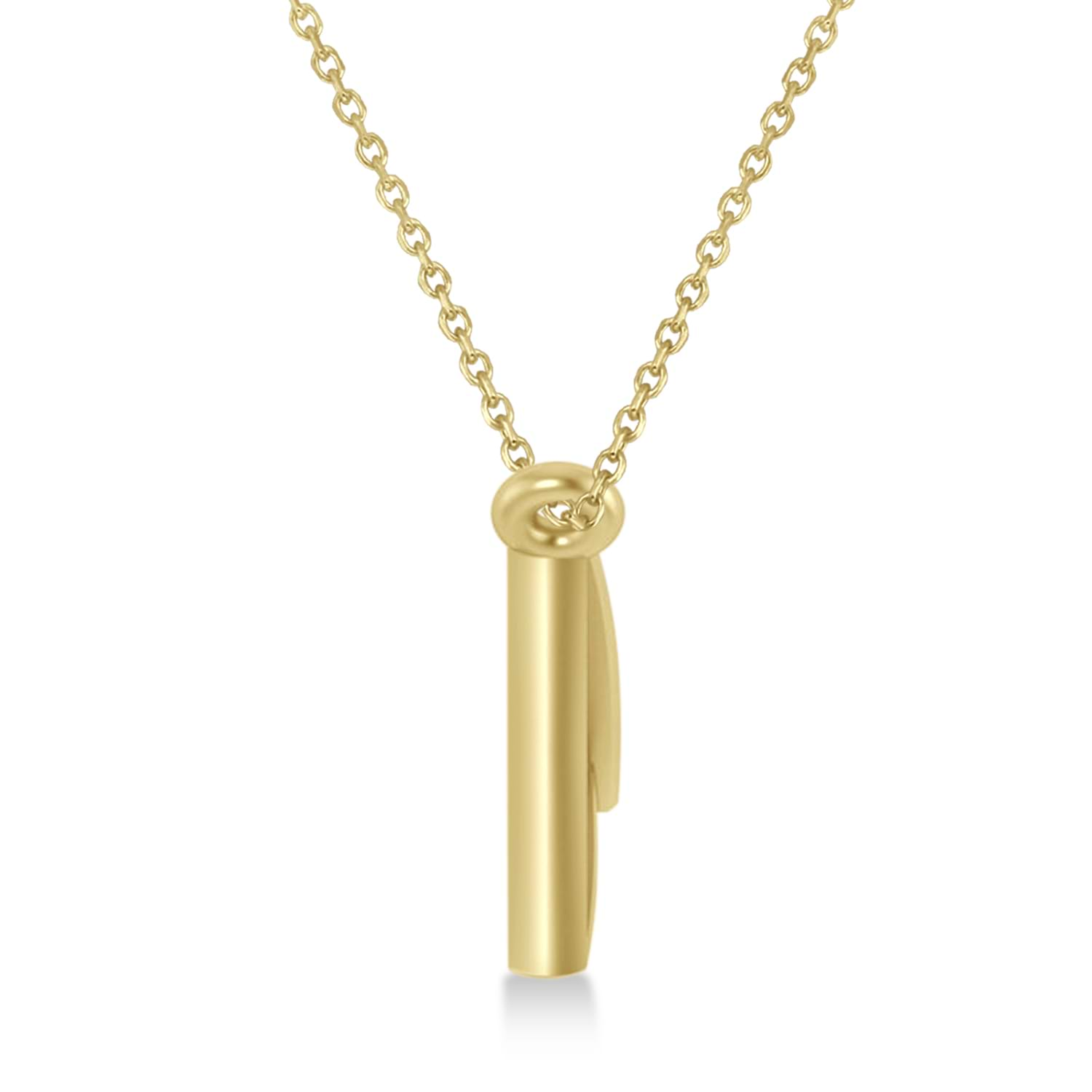 Engravable Love Letter Envelope Pendant Necklace 14k Yellow Gold