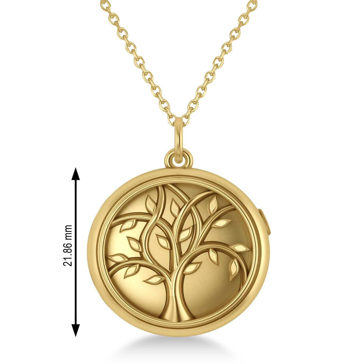 14K Gold Tree of Life Pendant with Diamonds, Jewelry | My Jerusalem Store