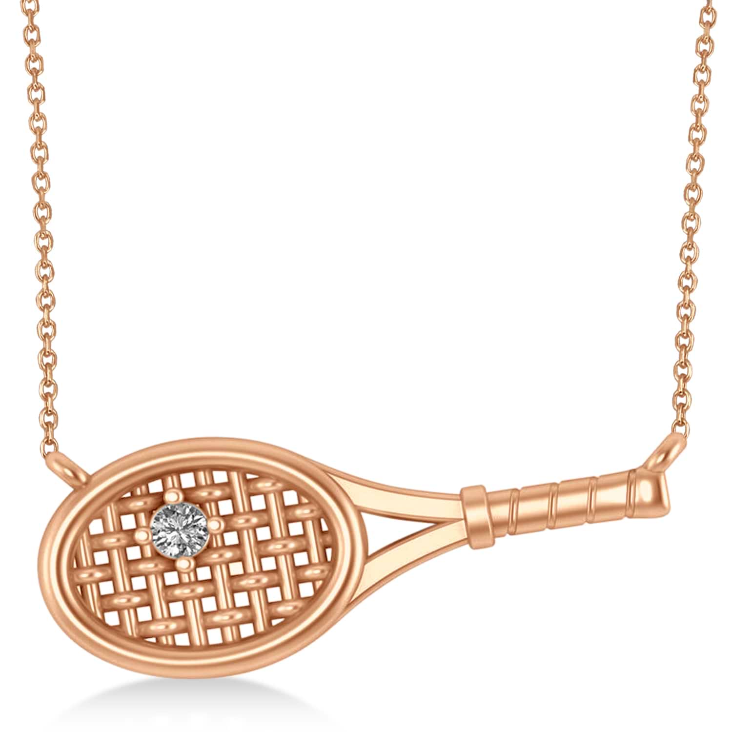 Pave Ball Spear Pendant Necklace - Diamond – Sarah Hendler