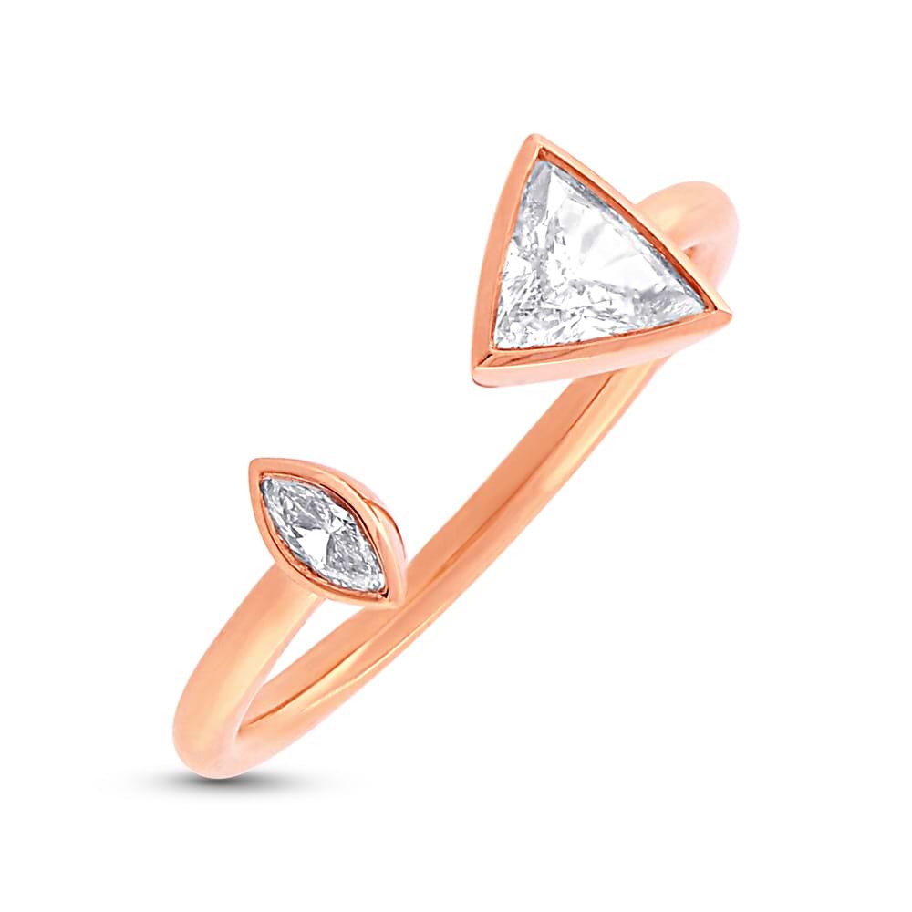 0.50ct 18k Rose Gold Diamond Lady's Ring