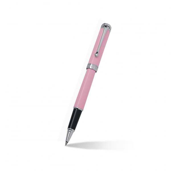 Aurora Talentum Finesse Pink Rollerball Pen with 14k White Gold Nib