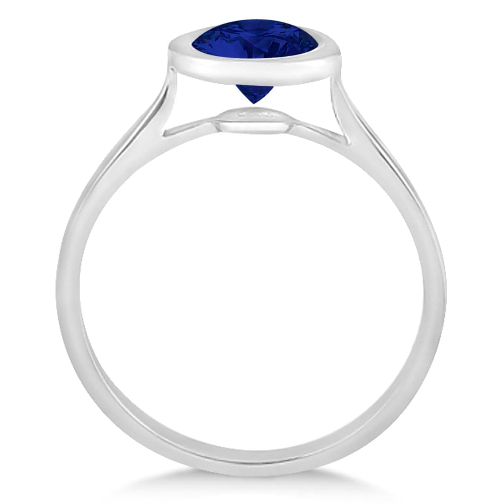 Floating on sale sapphire ring