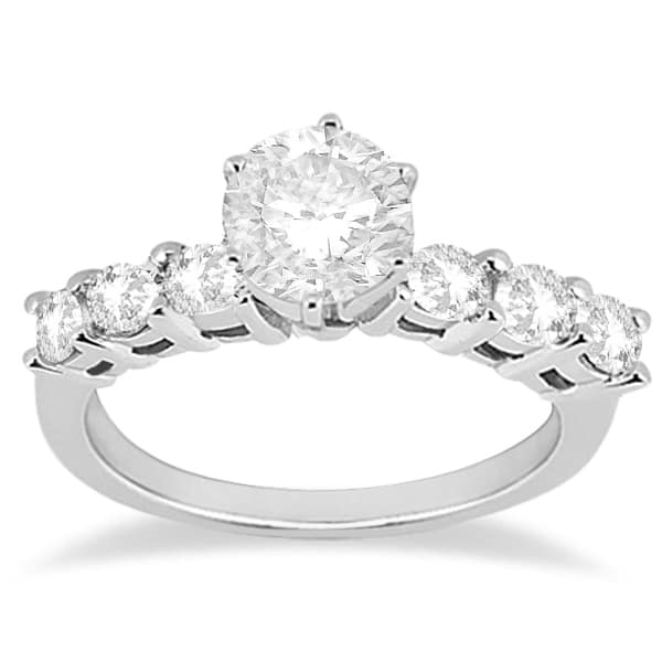 0.65ct Diamond Engagement Ring with Matching Wedding Band 14k White Gold