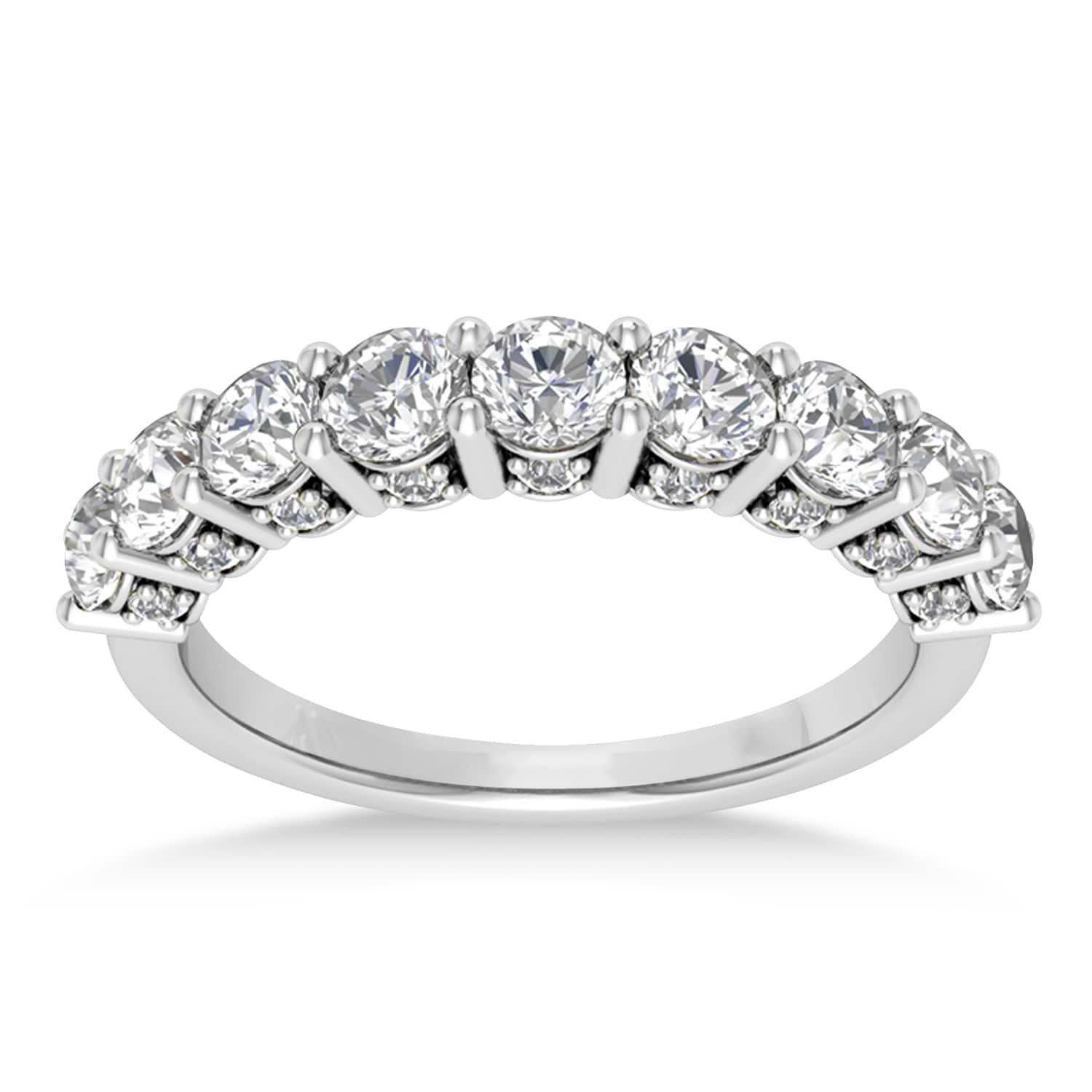 Diamond Prong Set Bridal Set 14k White Gold (2.23ct) - AZ10107