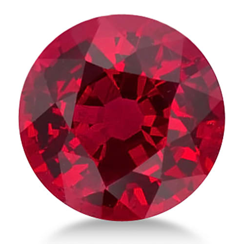 Round Shape Natural Ruby Gemstone 6mm (1.05 ct)
