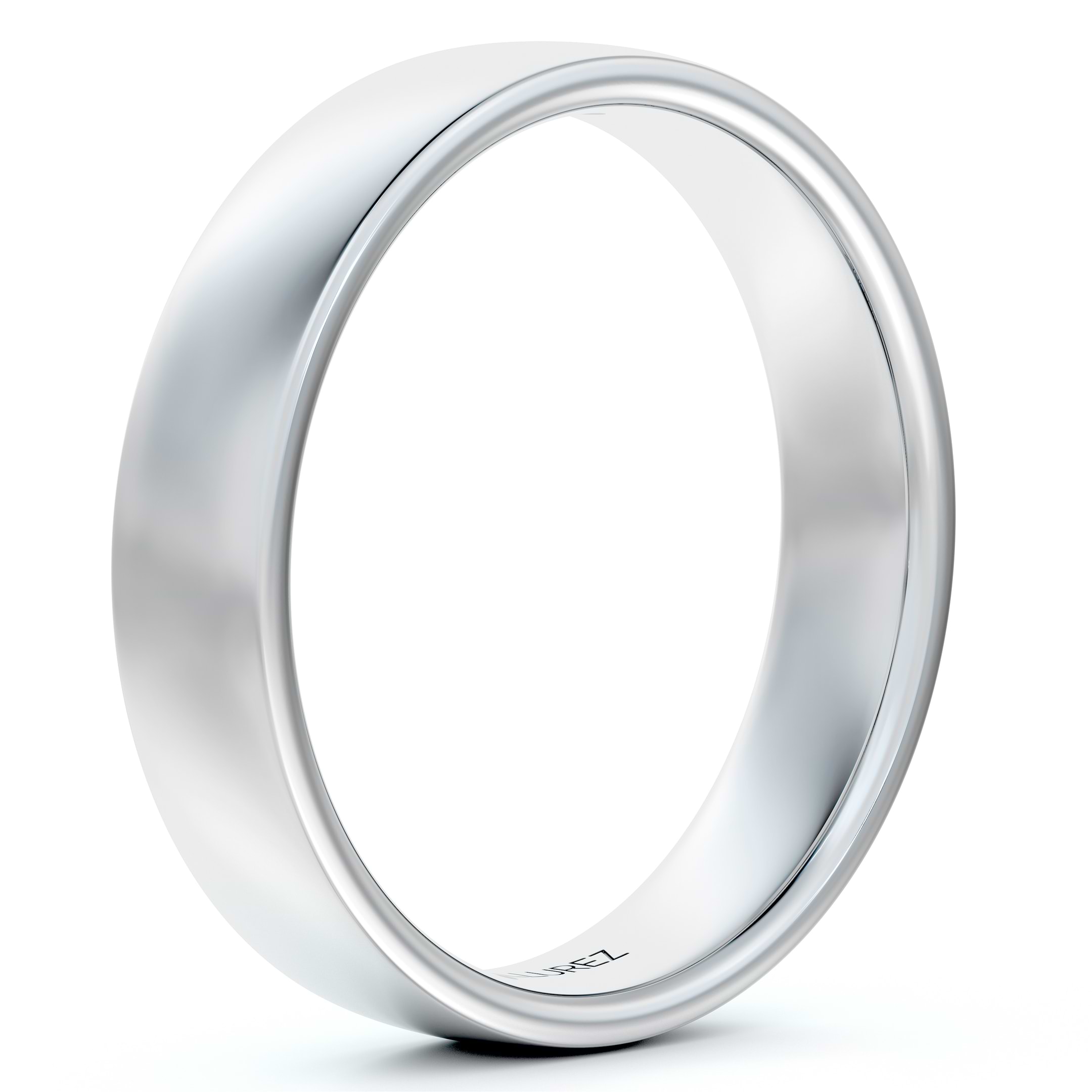 Palladium Wedding Ring Low Dome Comfort Fit (4 mm)