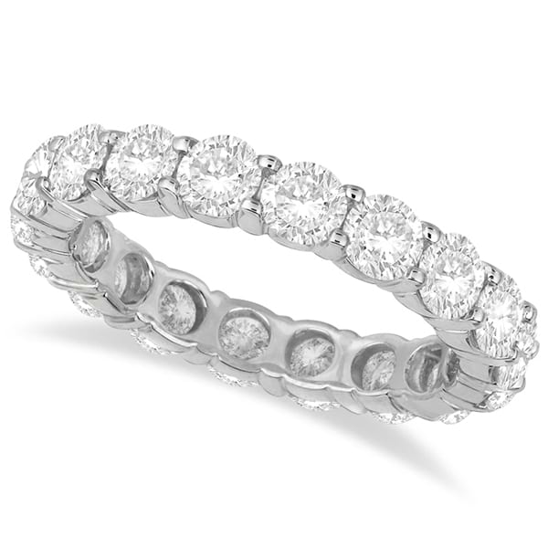 Diamond Eternity Ring Wedding Band 18k White Gold (3.75ct)