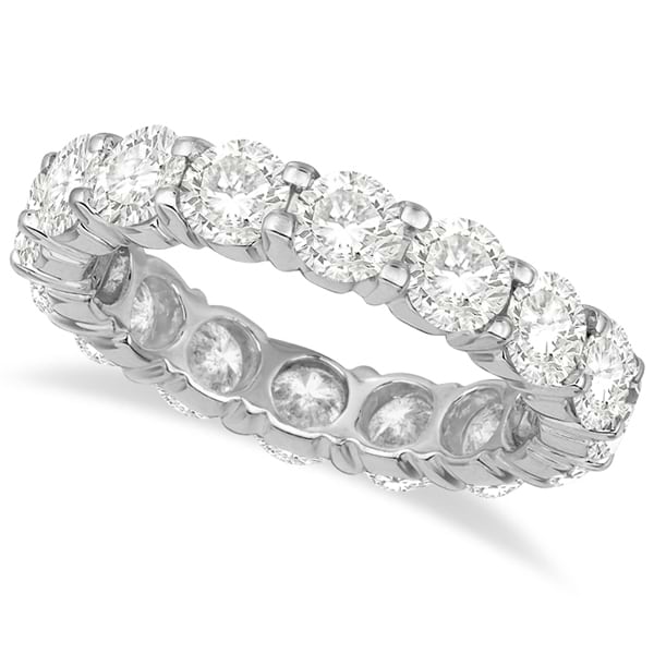 Diamond Eternity Ring Wedding Band 18k White Gold (4.00ct)