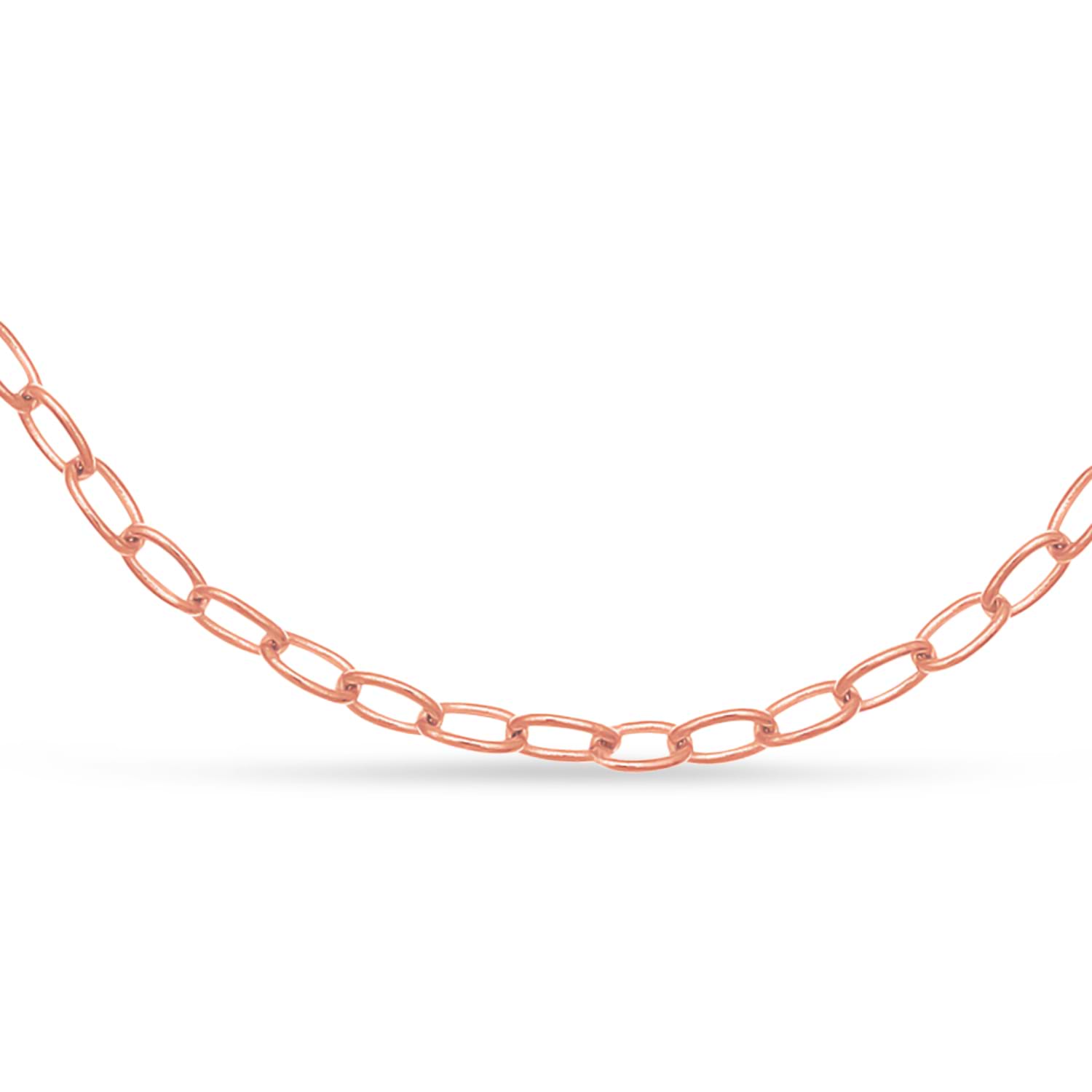 Forzentina Chain Necklace With Lobster Lock 14k Rose Gold
