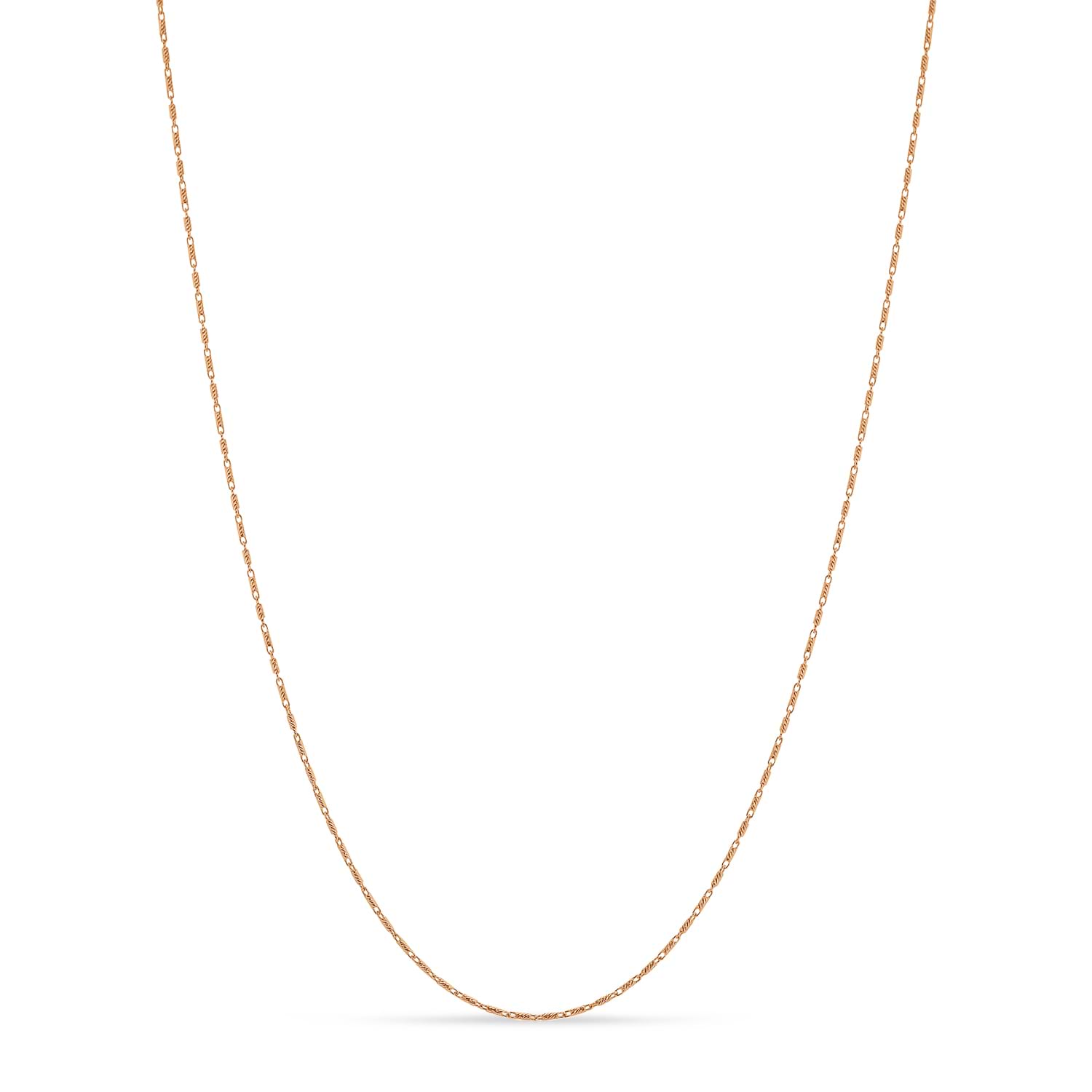 Lumacina Chain Necklace 14k Rose Gold