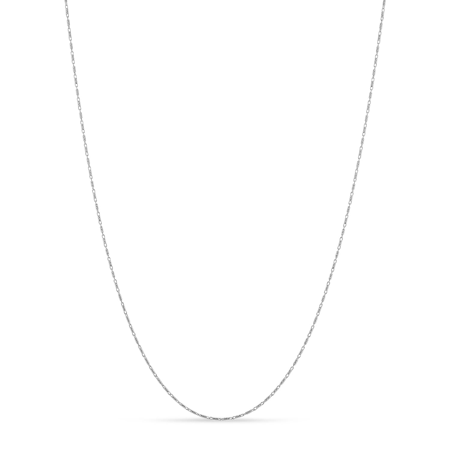 Lumacina Chain Necklace 14k White Gold