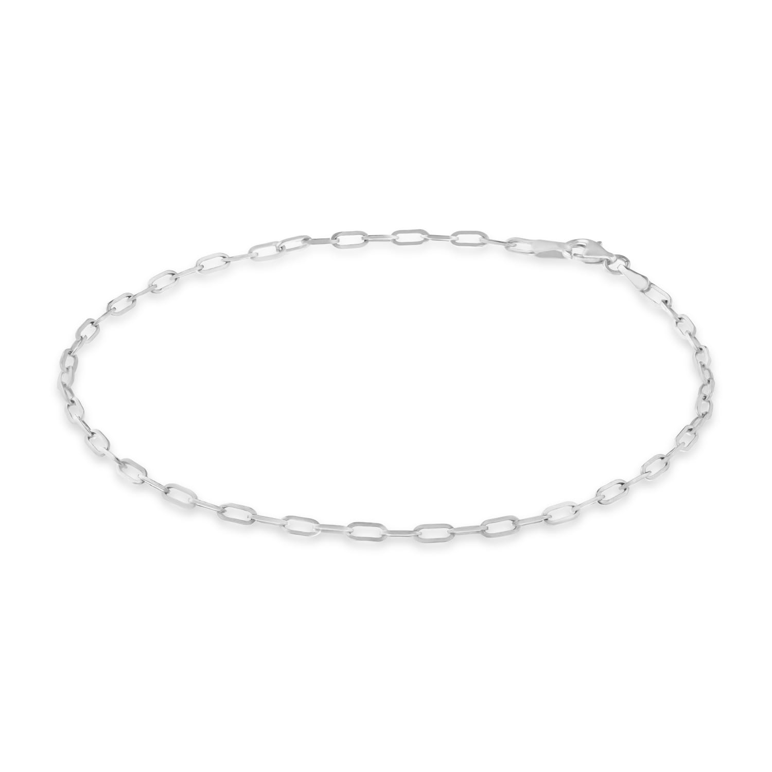 Long Forzentina Chain Necklace 14k White Gold