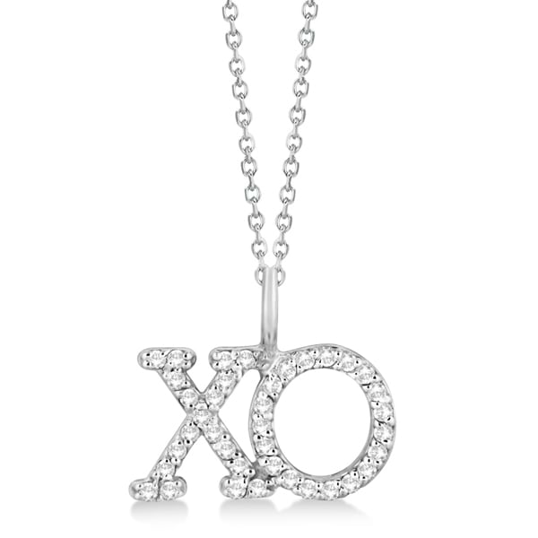 xo diamond necklace