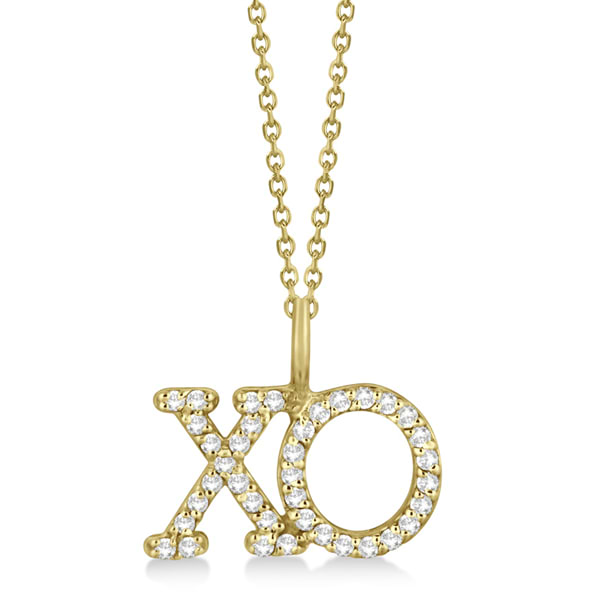 Regard Jewelry - 'XO' SOLID GOLD NECKLACE REGARD