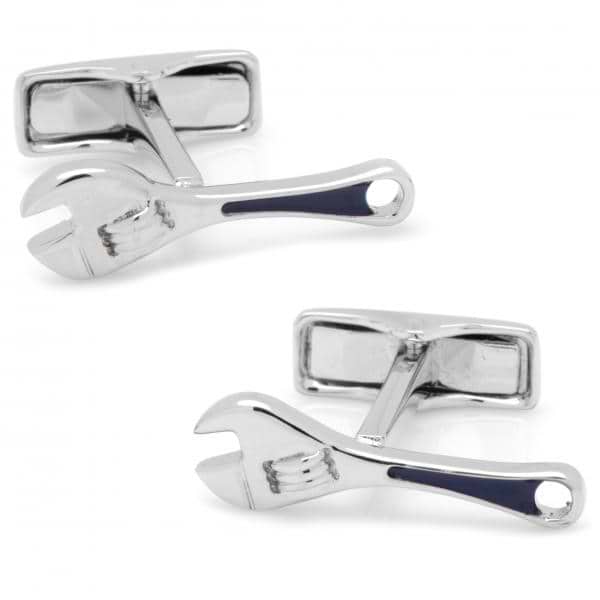Men's Sterling Silver Wrench Cuff Links