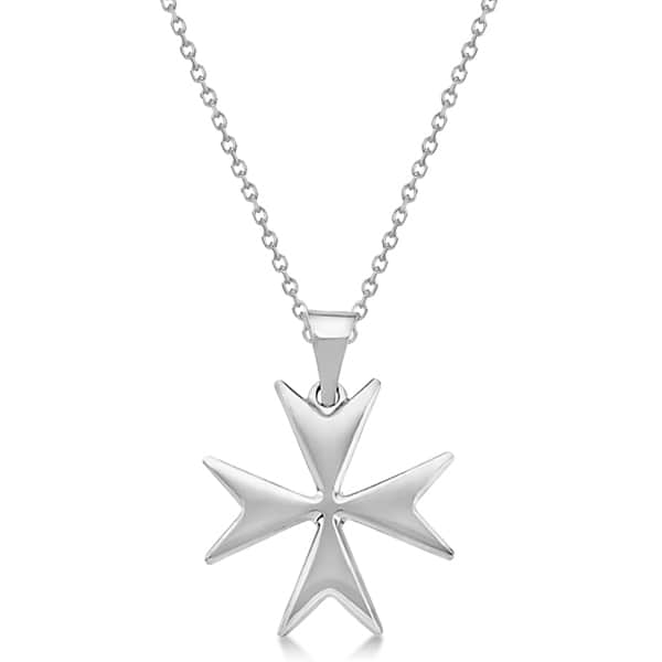 Cross Pendant Necklace, Naked Nation Sterling Silver Necklace