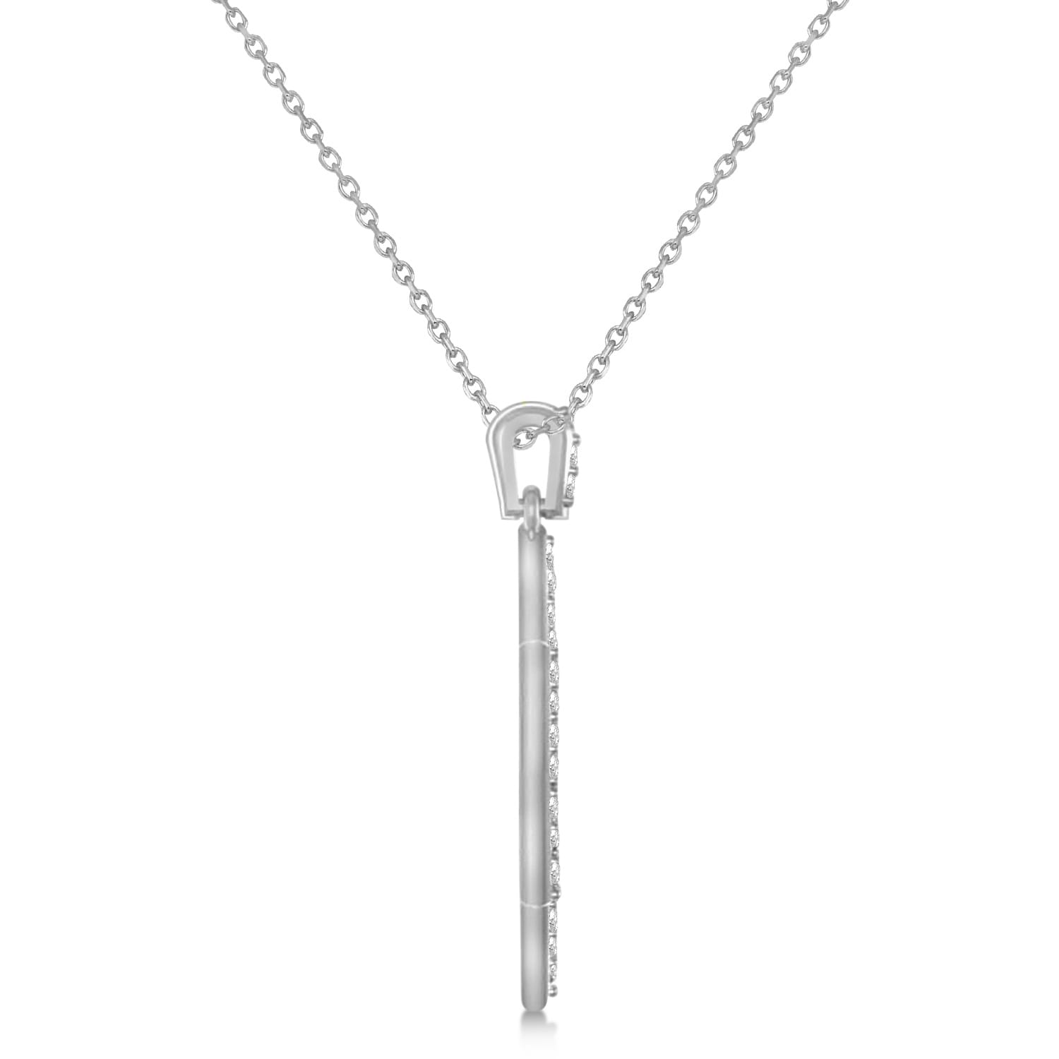 Solitaire Diamond Pendant without Chain – Amal Jewels