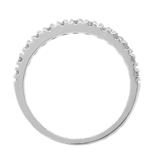 Diamond Stackable Ring Anniversary Band in 14k White Gold (0.25ct)